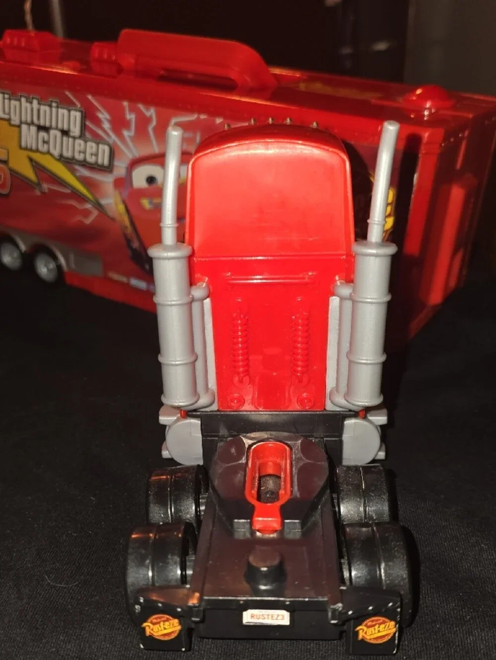 Mattel Red Lightning McQueen Mack Hauler Toy